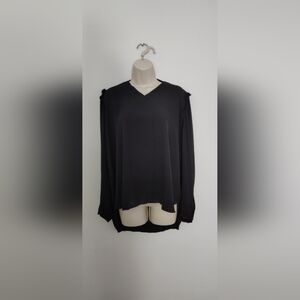 Elegant Black Women's Top